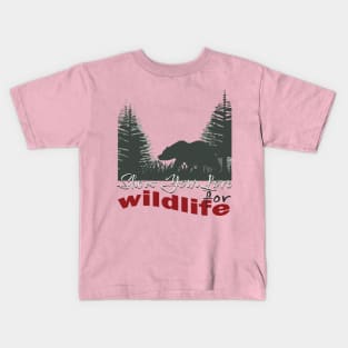 Show your love for wildlife Kids T-Shirt